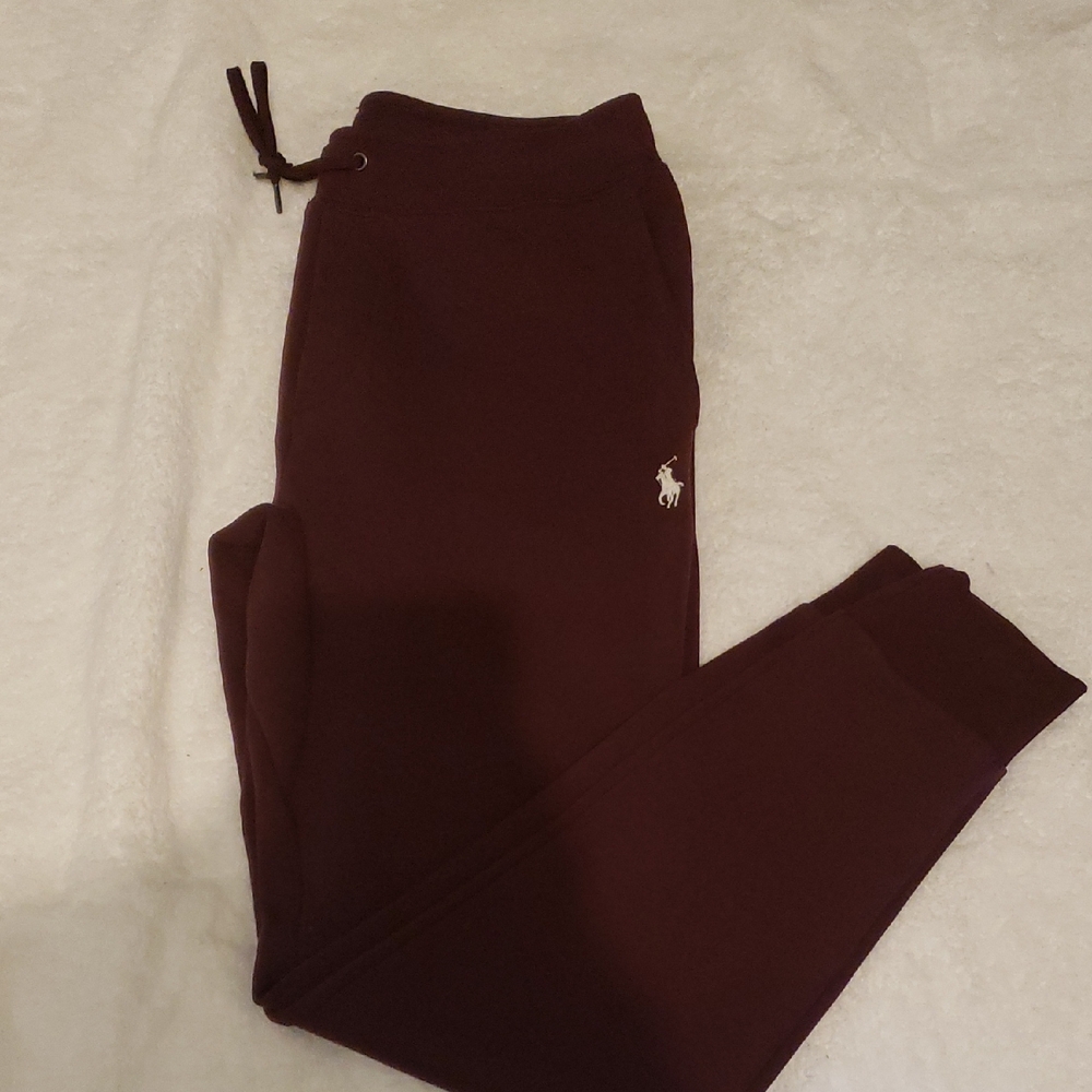 Ralph Lauren Dark Red Joggers